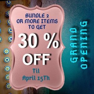 Gran Opening Bundle Discount.